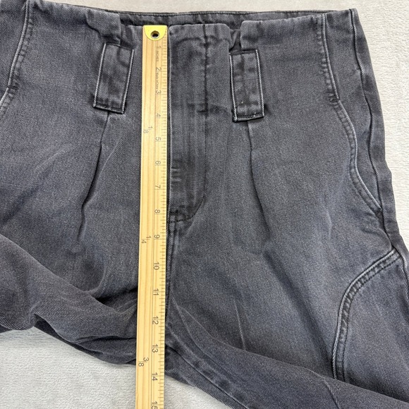 PISTOLA Jeans Women's 27 Windsor in Blackbird Wash High Waisted Pleated Denim - Picture 13 of 16